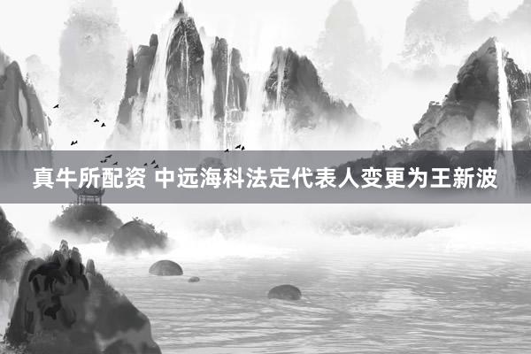 真牛所配资 中远海科法定代表人变更为王新波