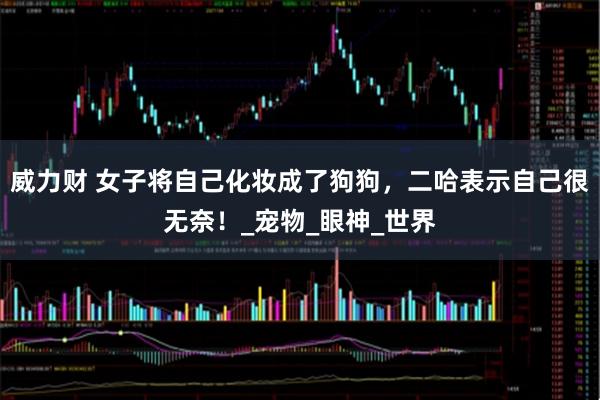 威力财 女子将自己化妆成了狗狗，二哈表示自己很无奈！_宠物_眼神_世界